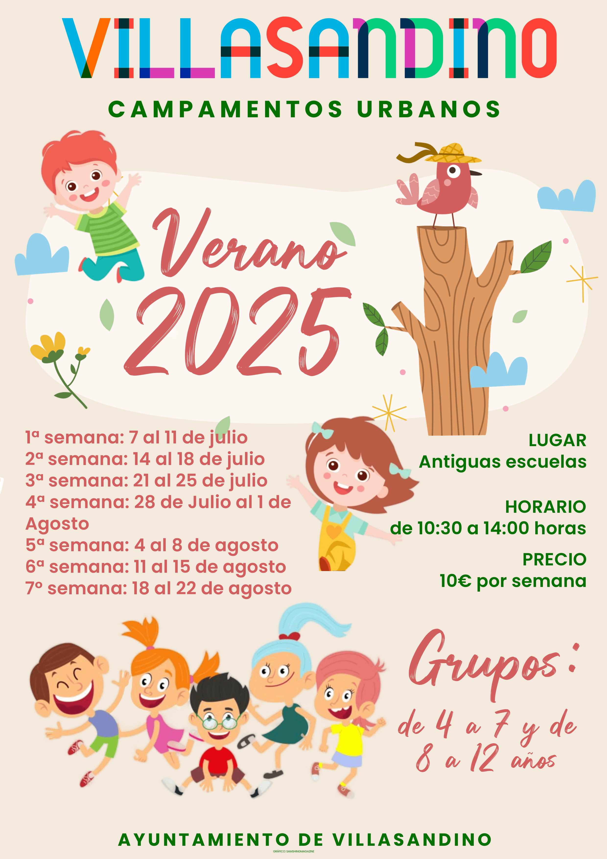 Campamentos urbanos verano 2025